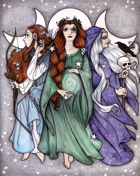 Three part goddess wicca
